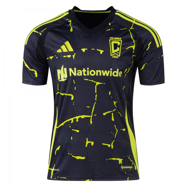 adidas Columbus Crew Dylan Chambost Away Jersey 25/26 (Black/Yellow)