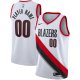 Men's Portland Trail Blazers Nike White 2020/21 Swingman Custom Jersey - Association Edition