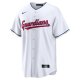 Men's Cleveland Guardians Nike White Home Blank Replica Jersey