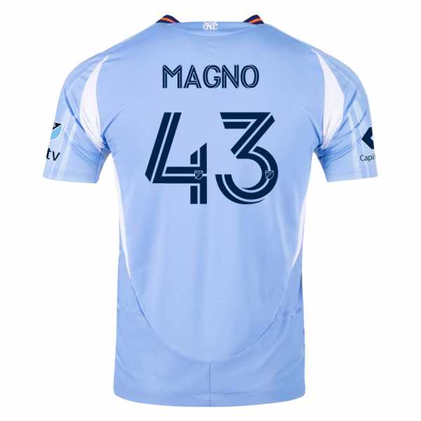 adidas Talles Magno New York City FC Home Jersey 25/26 w/ MLS Patches (Bahia Light Blue)