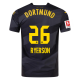 Puma Borussia Dortmund Julian Ryerson Away Jersey w/ Bundesliga Patch 24/25 (Puma Black/Faster Yellow)