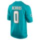 Men's Miami Dolphins Braxton Berrios Nike Aqua Game Jersey