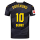 Puma Borussia Dortmund Julian Brandt Away Jersey w/ Bundesliga Patch 24/25 (Puma Black/Faster Yellow)