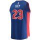 Men's Detroit Pistons Jaden Ivey Fanatics Blue Fast Break Replica Player Jersey - Icon Edition