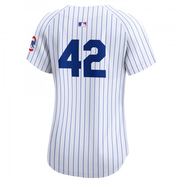 Women's Chicago Cubs  Nike White 2024 Jackie Robinson Day Home Limited Jersey