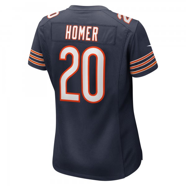 Women's Chicago Bears Travis Homer Nike Navy Game Player Jersey