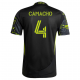 adidas Rudy Camacho Columbus Crew Away Jersey w/ MLS Patches 25/26 (Black/Yellow)