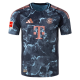 adidas Bayern Munich Away Jersey w/ Bundesliga Patch 24/25 (Black/Copper/Blue)