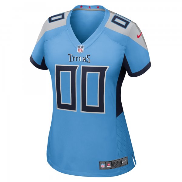 Women's Nike Light Blue Tennessee Titans Alternate Custom Game Jersey