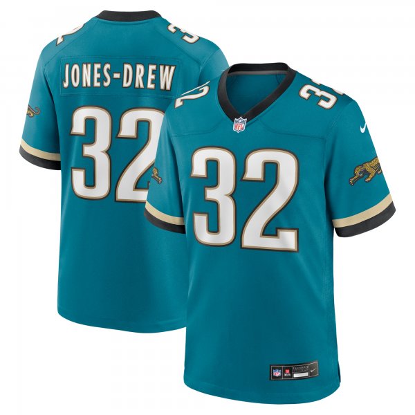 Men's Jacksonville Jaguars #32 Maurice Jones-Drew Nike Teal Prowler Throwback Retired Limited Jersey