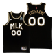 Atlanta Hawks MLK City Edition Custom Black 2020-21 honor Dr. King Jersey