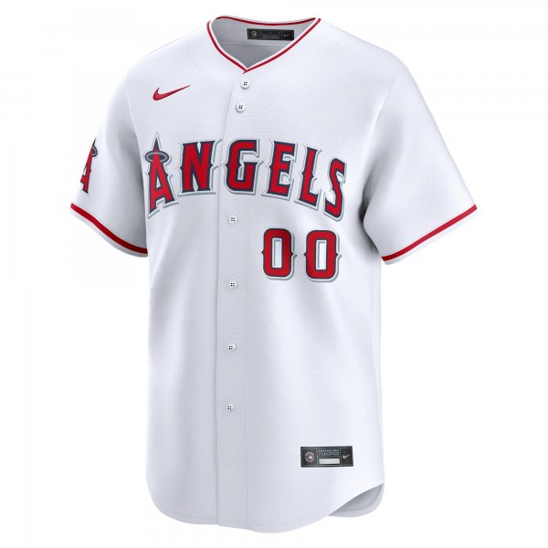 Men's Los Angeles Angels Nike White Home Limited Custom Jersey