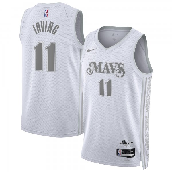 Kyrie Irving #11 Dallas Mavericks Nike Unisex 2024/25 Swingman City Edition White Player Jersey