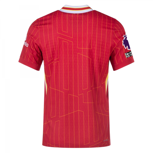 Nike Liverpool Match Home Jersey w/ EPL + No Room For Racism Patches 24/25 (Gym Red/Chrome Yellow)