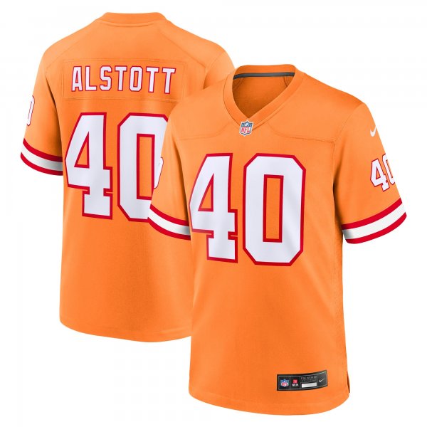 Youth Tampa Bay Buccaneers Mike Alstott Nike Orange Retired Player Game Jersey