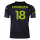 adidas Columbus Crew Malte Amundsen Away Jersey 25/26 (Black/Yellow)
