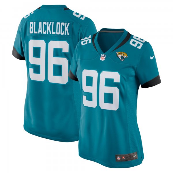 Women's Jacksonville Jaguars Ross Blacklock Nike  Teal Team Game Jersey