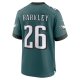 Men's Philadelphia Eagles Saquon Barkley Nike Midnight Green Game Player Jersey