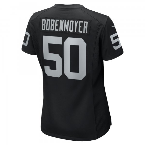 Women's Las Vegas Raiders Jacob Bobenmoyer Nike Black Game Player Jersey