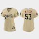 Women's Arizona Diamondbacks #53 Christian Walker Gold 2021 MLB City Connect Replica Jersey