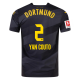 Puma Borussia Dortmund Yan Couto Away Jersey w/ Bundesliga Patch 24/25 (Puma Black/Faster Yellow)