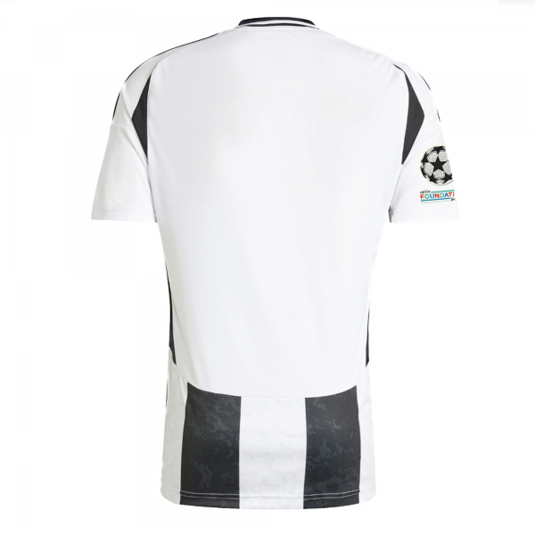 adidas Juventus Home Jersey w/ Champions League + Copa Italia Patches 24/25 (White/Black)