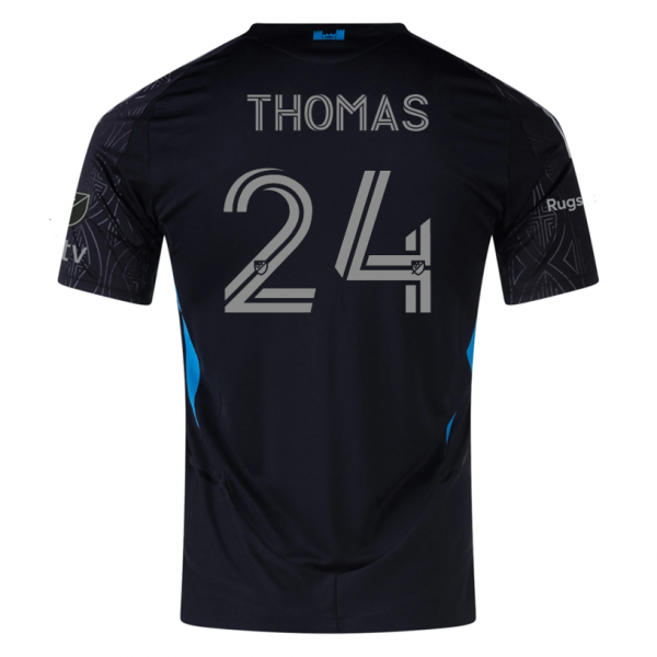 adidas Mikah Thomas Charlotte FC Away Jersey 25/26 (Black)