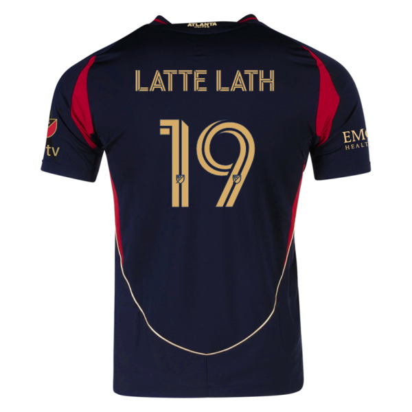 adidas Emmanuel Latte Lath Atlanta United Home Jersey w/ MLS Patches 25/26 (Red/Black)