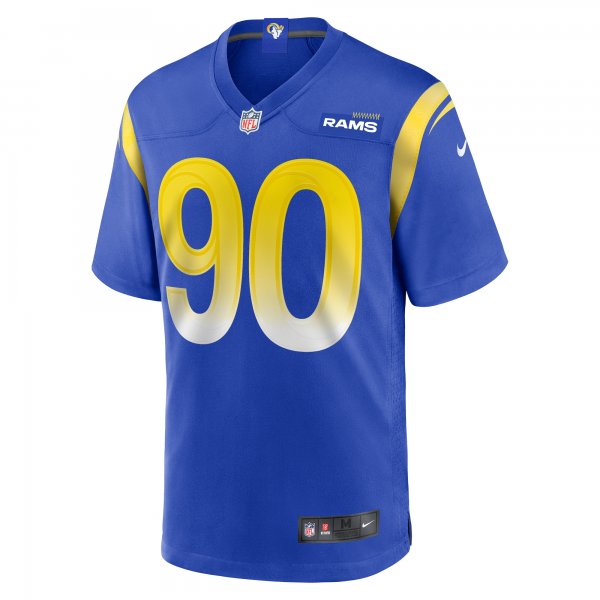 Men's Los Angeles Rams Earnest Brown IV Nike  Royal Team Game Jersey