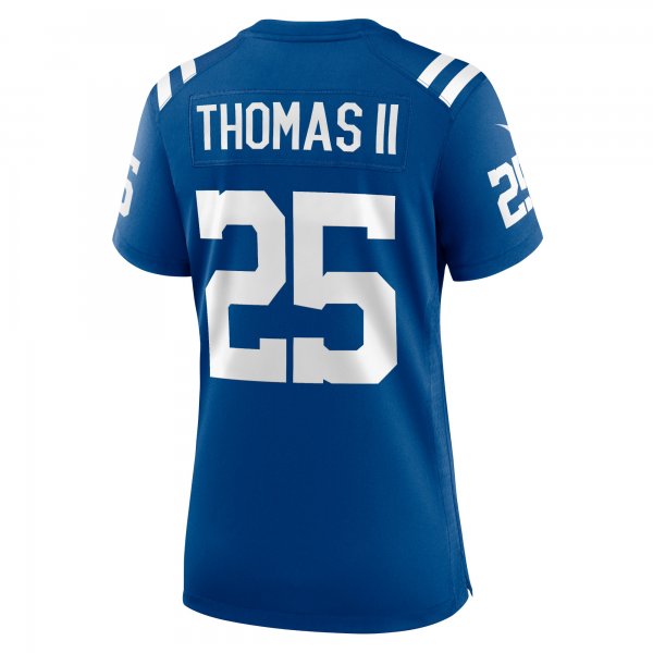 Women's Indianapolis Colts Rodney Thomas II Nike Royal Game Player Jersey