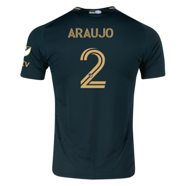 adidas Miguel Araujo Portland Timbers Home Jersey w/ MLS & Apple Patch 25/26 (Green/Gold)