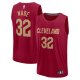 Men's Cleveland Cavaliers Dean Wade Fanatics Wine Fast Break Player Jersey - Icon Edition