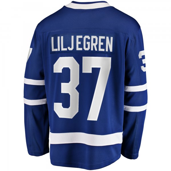 Men's Toronto Maple Leafs Timothy Liljegren Fanatics Blue Home Premier Breakaway Player Jersey