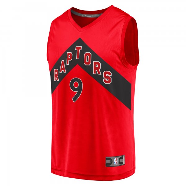 Men's Toronto Raptors RJ Barrett Fanatics Red Fast Break Player Jersey - Icon Edition