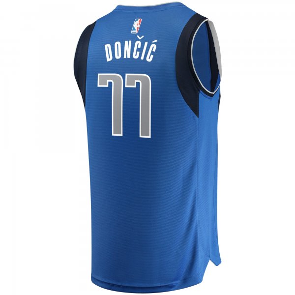 Men's Dallas Mavericks Luka Doncic Fanatics Blue Big & Tall Fast Break Player Jersey - Icon Edition