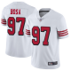 Men's San Francisco 49ers #97 Nick Bosa Nike 2019 NFL Draft First Round Pick White Limited Jersey