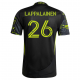adidas Lassi Lappalainen Columbus Crew Away Jersey w/ MLS Patches 25/26 (Black/Yellow)