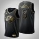 Women's New York Knicks R.J. Barrett #9 Black Golden Edition NBA Jersey