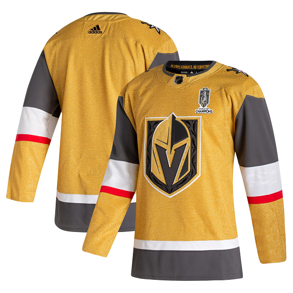 Men's Vegas Golden Knights Adidas Gold 2023 Stanley Cup Champions Home Jersey