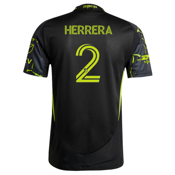 adidas Andrés Herrera Columbus Crew Away Jersey w/ MLS Patches 25/26 (Black/Yellow)