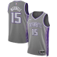 Men's Unisex Sacramento Kings #15 Davion Mitchell Nike Anthracite 2022/23 Swingman Jersey - City Edition