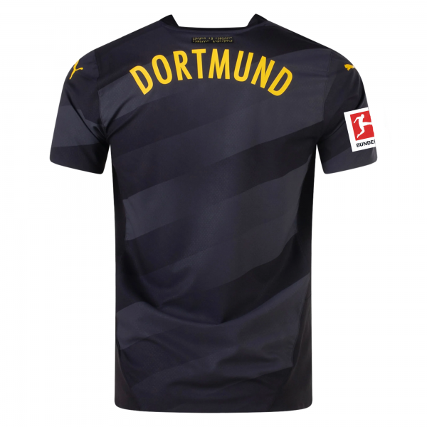 Puma Borussia Dortmund Away Jersey w/ Bundesliga Patch 24/25 (Puma Black/Faster Yellow)