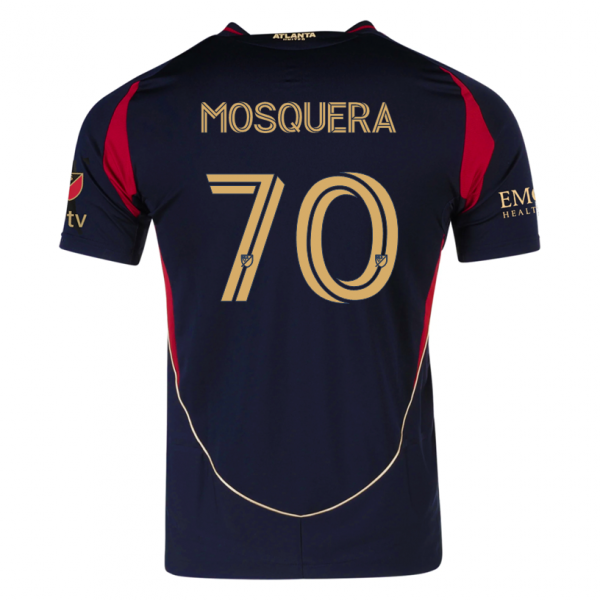 adidas Edwin Mosquera Atlanta United Home Jersey w/ MLS Patches 25/26 (Red/Black)