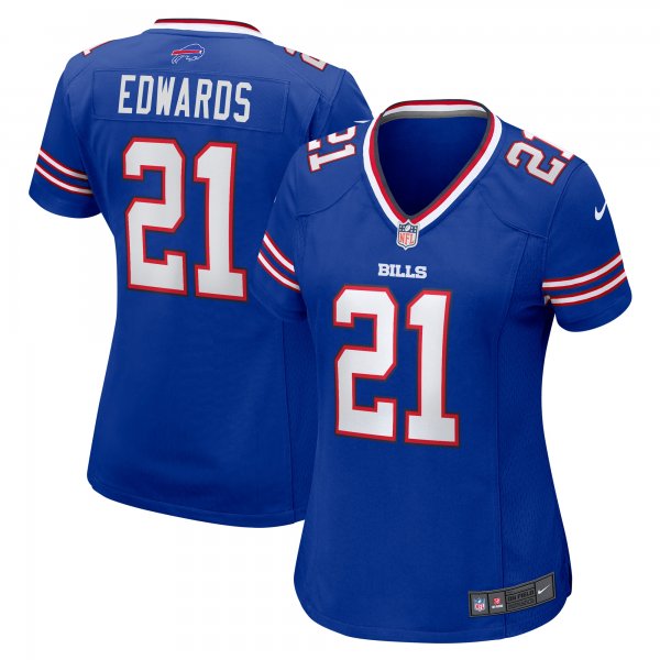 Women's Buffalo Bills Mike Edwards Nike  Royal Team Game Jersey