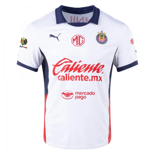 Puma Chivas Chicharito Away Jersey w/ Liga MX Patch 24/25 (Puma White)
