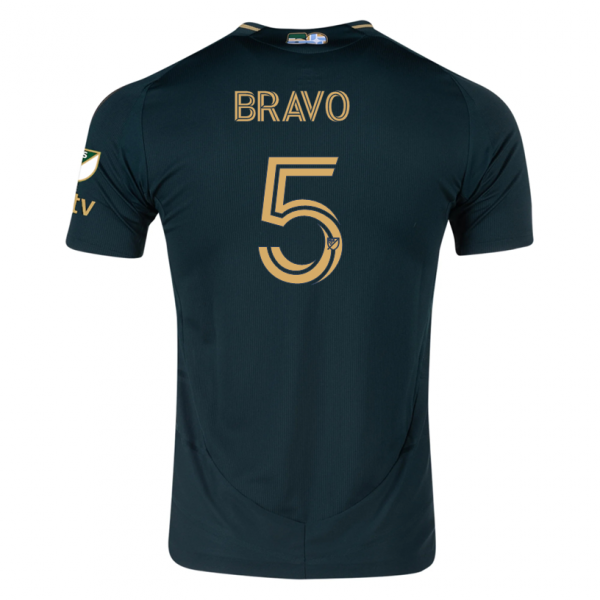 adidas Claudio Bravo Portland Timbers Home Jersey w/ MLS & Apple Patch 25/26 (Green/Gold)