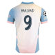 Puma Manchester City Erling Haaland Fourth Jersey w/ Champions League + Club World Cup Patch 24/25 (Rosebay/Bold Blue)