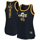 Women's Utah Jazz Donovan Mitchell Fanatics Navy Fast Break Team Tank Jersey - Icon Edition