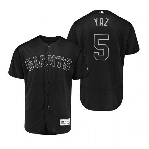 Women's San Francisco Giants Mike Yastrzemski Yaz Black 2019 Players Weekend MLB Jersey