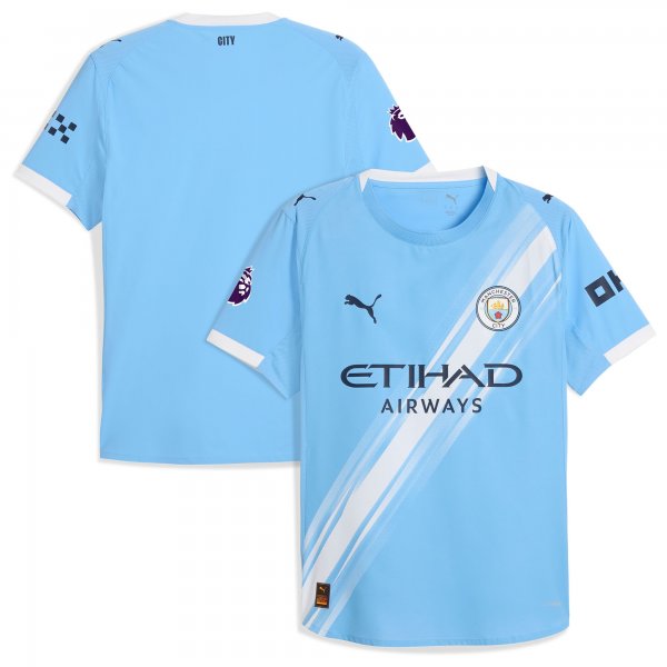 Manchester City Puma 2025/26 Home Jersey - Sky Blue